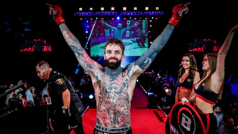 Who is Aaron Chalmers? MMA record of 'The Joker' Geordie Shore star who is boxing Floyd Mayweather image
