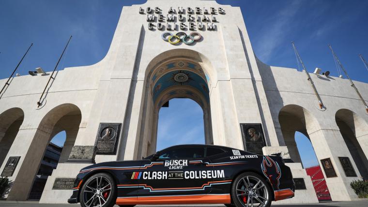 NASCAR Clash at the Coliseum lineup, starting order for heats and main race image