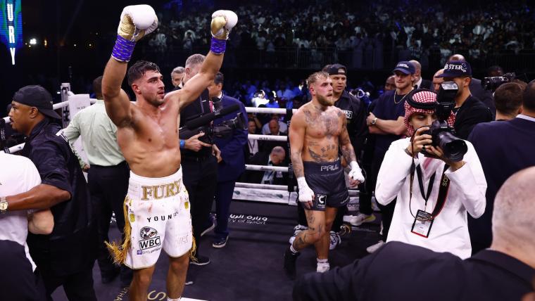 Paul vs. Fury result, score, highlights: Tommy Fury survives late knockdown, takes split decision over Jake Paul image