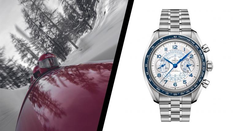 Omega dedicates new watch to its role as official timekeeper of bobsleigh federation image