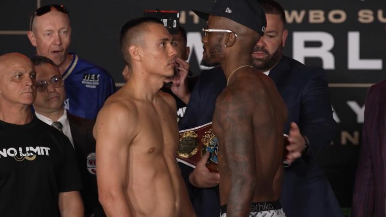 Tim Tszyu vs. Tony Harrison: Weigh-in results from world title bout in Sydney image