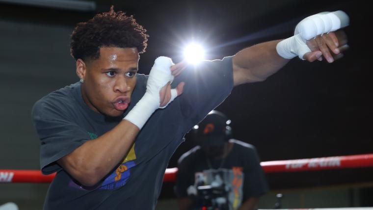 Champion Devin Haney talks hype around Davis vs. Garcia fight: ‘They do have to go through me’ image