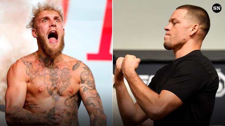 Jake Paul vs. Nate Diaz fight date, start time, card, PPV price & odds for 2023 boxing fight image