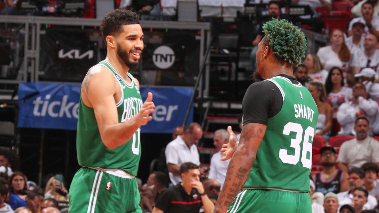 Jayson Tatum drops 33 points as Celtics force Game 5 vs. Heat  image