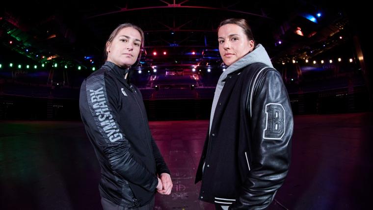 Watch the Katie Taylor vs Chantelle Cameron weigh-in live stream before 2023 boxing fight image