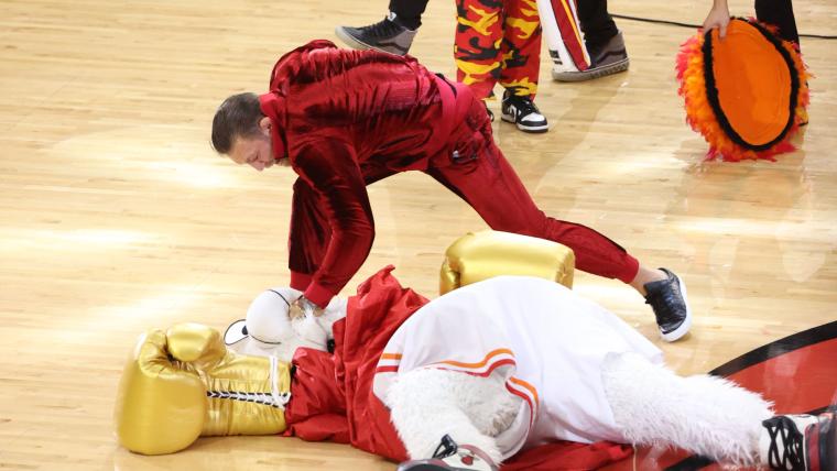 What happened to the Heat's mascot? Burnie injury update after being hospitalized by Conor McGregor KO image