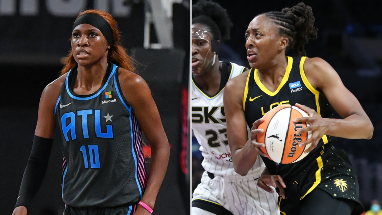 Best WNBA player prop picks for Friday include Rhyne Howard's rebounds and Nneka Ogwumike's rebounds image