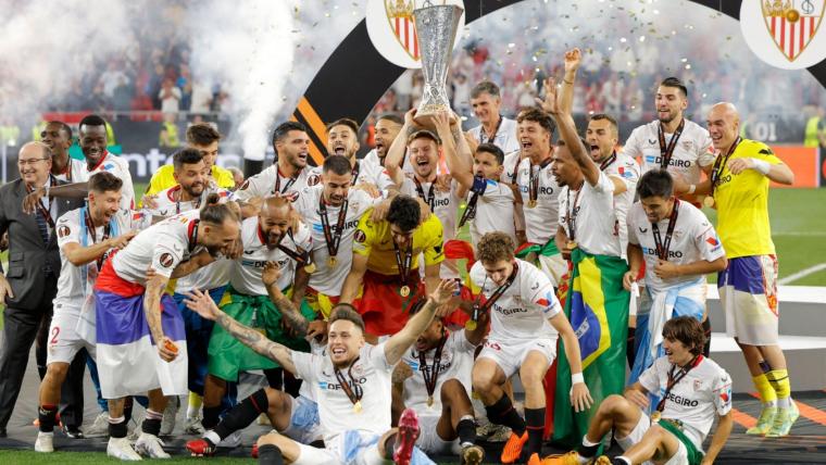Recalling the 2023 Europa League final — how Sevilla won and made history vs. Jose Mourinho's Roma image