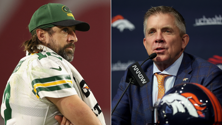 Aaron Rodgers blasts Sean Payton's 'inappropriate' Nathaniel Hackett comments: 'Needs to keep my coach's name out of his mouth' image