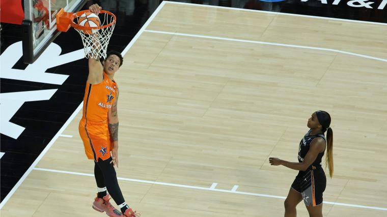 Brittney Griner adds to WNBA record with All-Star Game dunk image