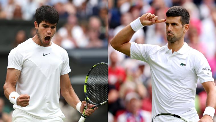 How to watch Novak Djokovic v Carlos Alcaraz Wimbledon 2023 men's final in India? image