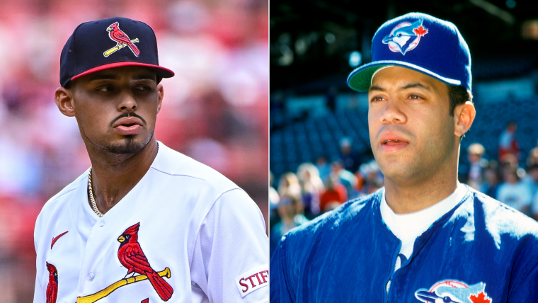 Why is Jordan Hicks wearing Roberto Alomar's No. 12 for Blue Jays? image