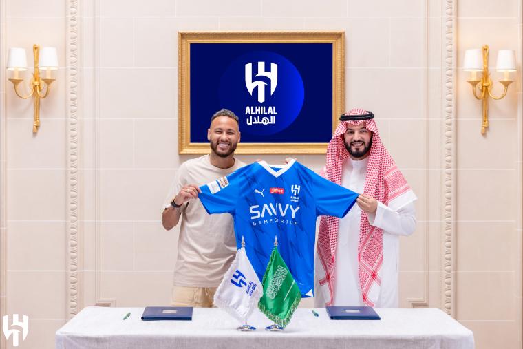 When is Neymar's debut in the Saudi Pro League for Al Hilal? image