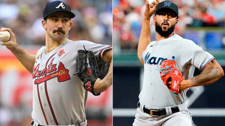 Best MLB DFS pitchers for Friday's contests include Spencer Strider, Sandy Alcantara image