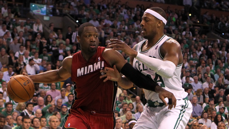 Dwyane Wade laughs off Paul Pierce career comparison: 'I’m living rent free' image