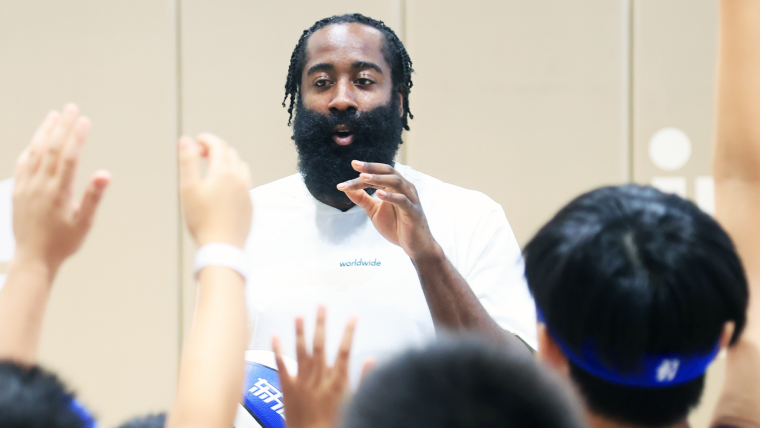 James Harden teases potentially playing in China image