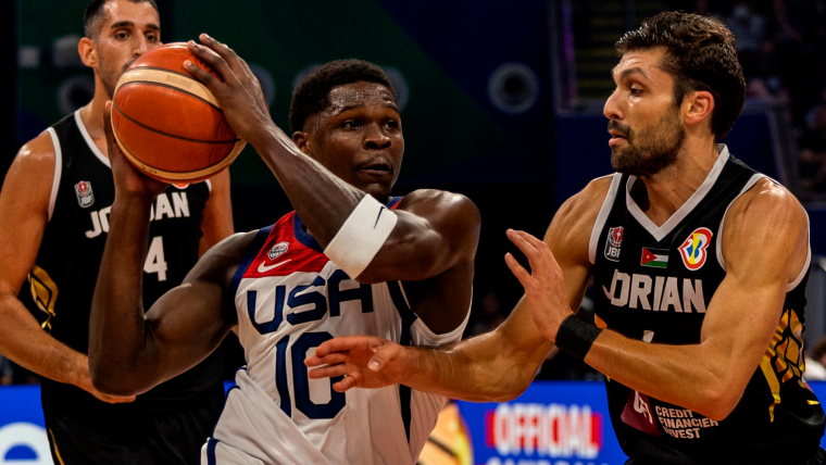 Anthony Edwards leads Team USA to 3-0 record with big win over Jordan image