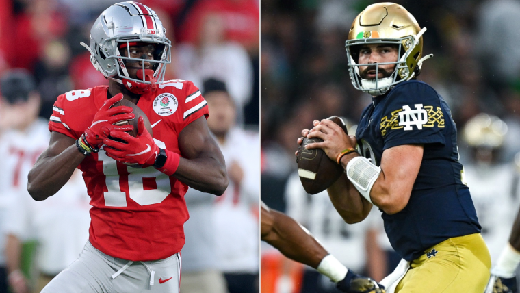 Best Ohio State-Notre Dame SuperDraft player prop bets for Saturday night image