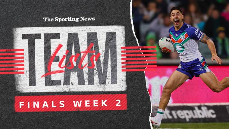 NRL team lists: Every side's confirmed lineup for Finals Week 2 image