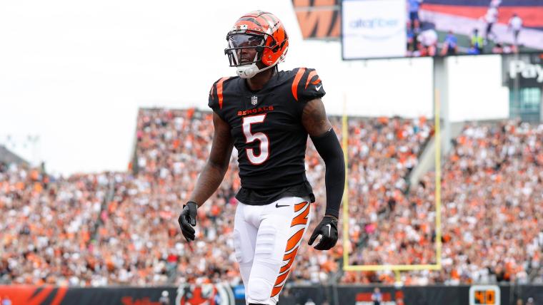 Tee Higgins' new jersey number, explained: Why Bengals WR switched from 85 to 5 image