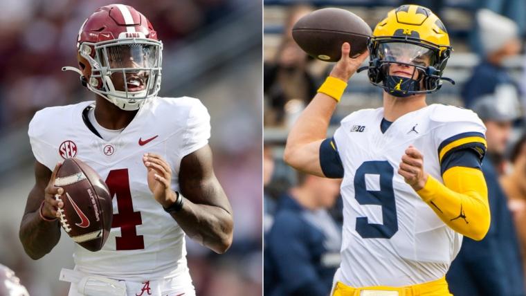 Michigan-Alabama Rose Bowl betting odds, preview image