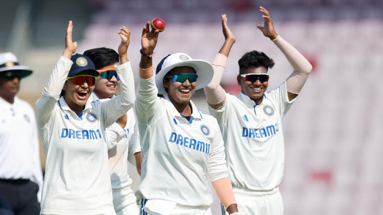 India W vs England W Test: India score historic 347-run win over England in one-off Test image