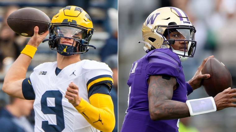 Michigan-Washington CFP National Championship betting odds, preview image