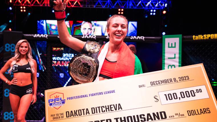 PFL Europe Championship Finals 2023 full card results: Dakota Ditcheva among four new MMA champions image
