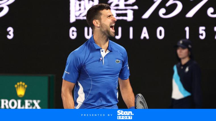 Djokovic escapes through to Aus Open third round despite Popyrin fight image
