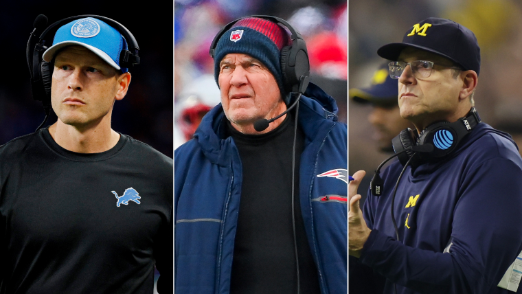 NFL coach hiring predictions 2024: Projected landing spots for Bill Belichick, Jim Harbaugh, Ben Johnson and more image