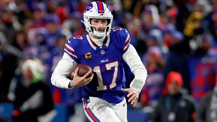Josh Allen rips off second-longest TD run by QB in NFL playoff history image