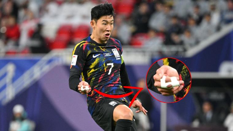 Son Heung-min bị trật ngón tay vì đội tuyển Hàn Quốc xô xát ở Asian Cup 2024 image