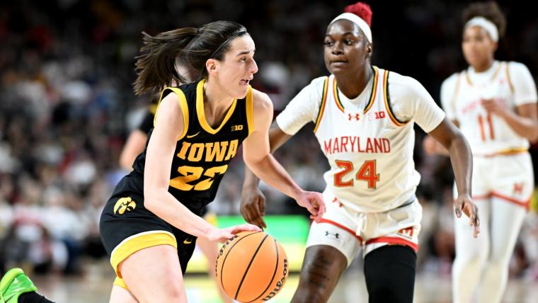 Caitlin Clark helps set TV record as she approaches scoring milestone image