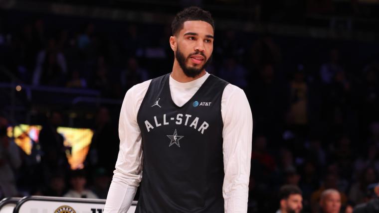 Jayson Tatum meets Larry Bird for first time before 2024 All-Star Game image