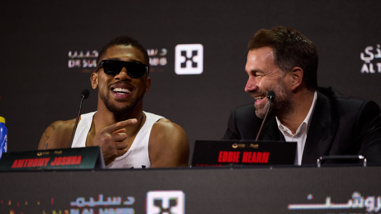 Eddie Hearn: Francis Ngannou has 'freak strength' but Anthony Joshua is heading for Tyson Fury, Oleksandr Usyk image