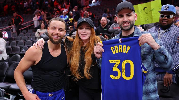 Why did Steph Curry give Lindsay Lohan his jersey? Explaining the connection between the actress & Warriors' star image