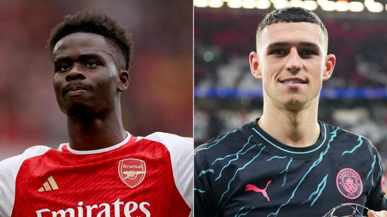 Bukayo Saka vs. Phil Foden: Stats and comparison for Arsenal and Manchester City stars as Euros selection debate rolls on image