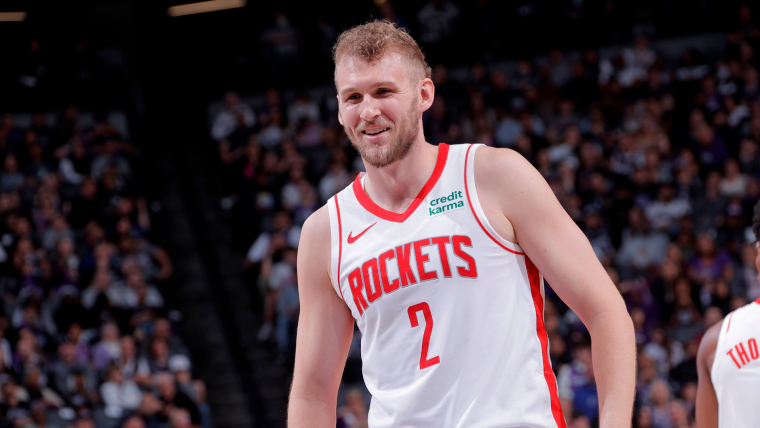 Jock Landale stats: Aussie filling the void left by injured center Alperen Sengun as Rockets eye Play-In Tournament image