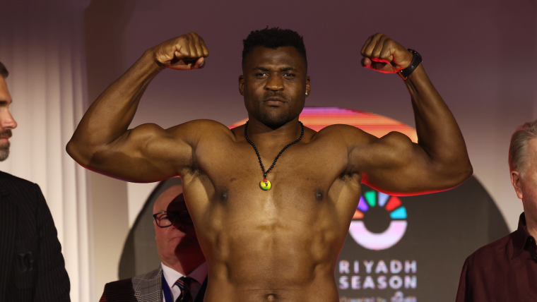 Anthony Joshua vs. Francis Ngannou: AJ's punch resistance questioned by MMA star, Ngannou dismisses Tyson Fury antics image