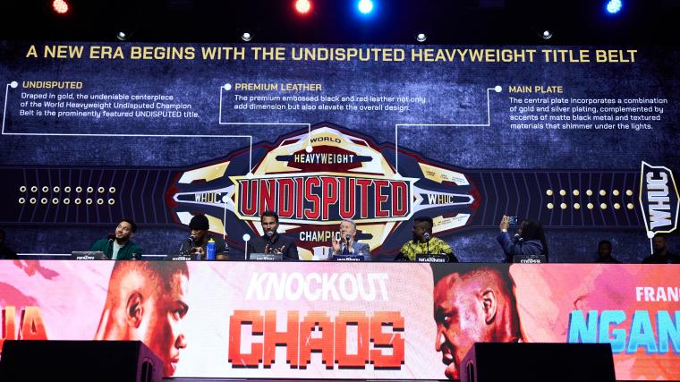 Tyson Fury vs. Oleksandr Usyk in Saudi Arabia: What is the undisputed championship belt? image