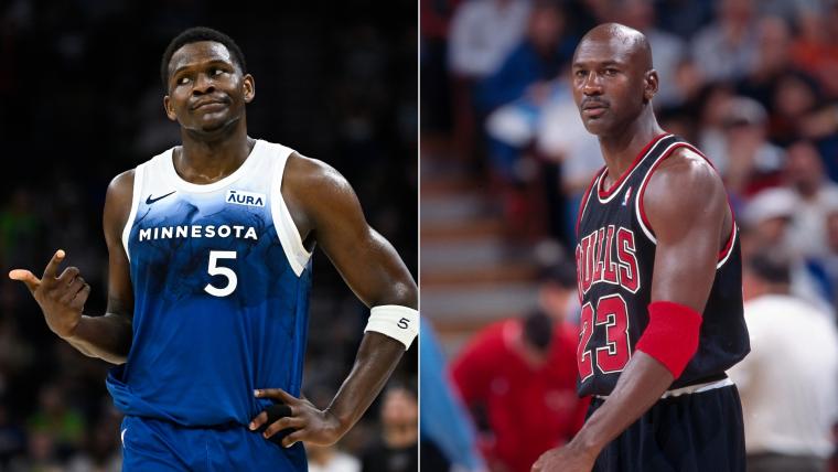 Anthony Edwards y Michael Jordan: Por qué las leyendas NBA siguen comparando a la estrella de los Timberwolves con MJ image