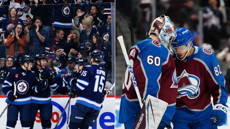 Avalanche vs. Jets first-round playoff series schedule, results image