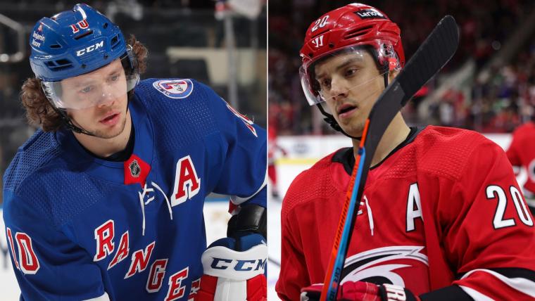 Rangers vs. Hurricanes schedule: Updated scores, results and bracket for 2024 NHL playoff series image