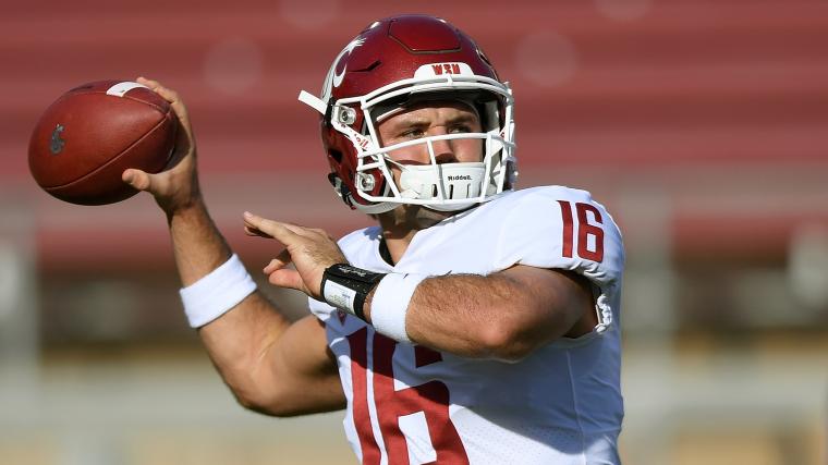 Gardner Minshew featured in Washington State beer commercial for Ol' Crimson lager image