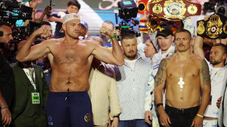 Fury vs. Usyk: How heavy is Tyson Fury for Oleksandr Usyk fight? Updates, weigh-in results for undisputed boxing clash image