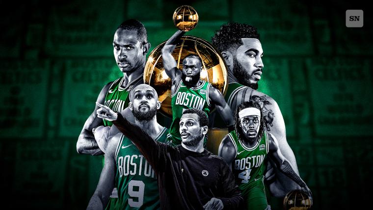 Celtics coach Joe Mazzula speaks on the mindset of being defending champions image