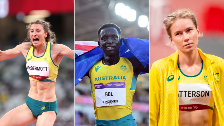 Who is on Australia athletics team at Olympics? image