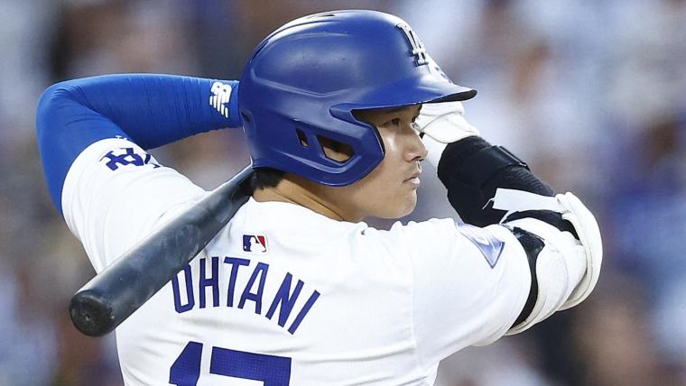 Shohei Ohtani stats today: Dodgers star enters 50/50 club with three-HR, two-SB day vs. Marlins image