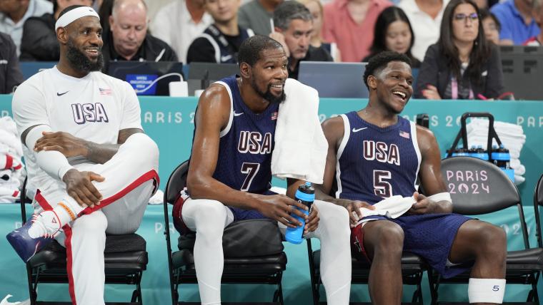 What time is USA vs. Brazil men's basketball today? image