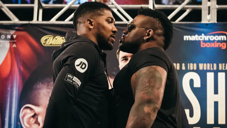Anthony Joshua shows willingness to sling mud with Jarrell Miller in fight press conference image